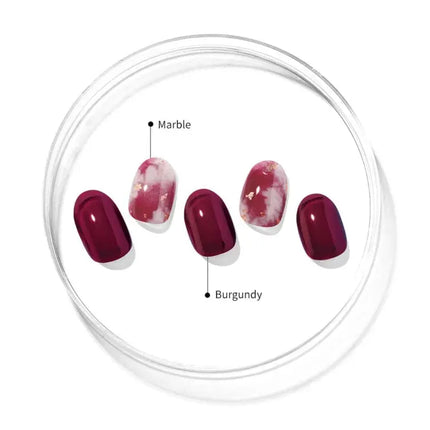 Ohora Semi Cured Gel Nail Strips N Mulberry