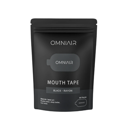Omniair Zwarte Mondtape