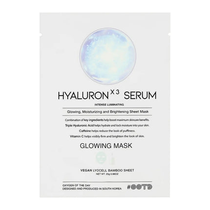 OOTD Hyaluron X3 Serum Glowing Mask