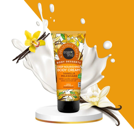 Organic Shop Body Desserts Deep Nourishing Body Cream Vanilla Milkshake