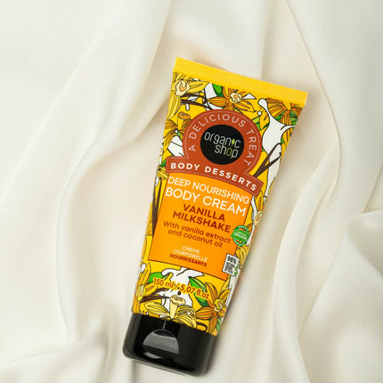 Organic Shop Body Desserts Deep Nourishing Body Cream Vanilla Milkshake