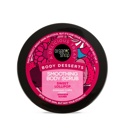 Organic Shop Body Desserts Smoothing Body Scrub Sweet Lollipop