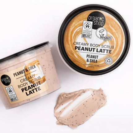 Organic Shop Peanut Latte Creamy Body Scrub