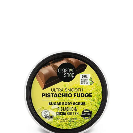 Organic Shop Pistachio Fudge Body Scrub Ultra Smooth