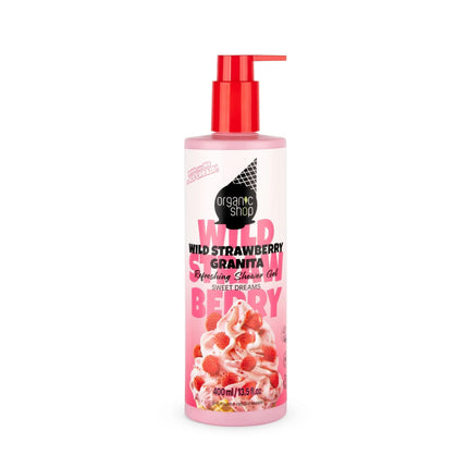 Organic Shop Refreshing Shower Gel Wild Strawberry Granita