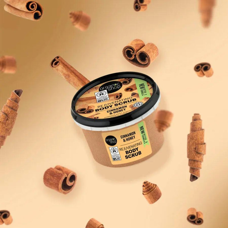 Organic Shop Rejuvenating Body Scrub Cinnamon