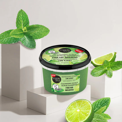 Organic Shop Salt Scrub Shampoo Fresh Mojito