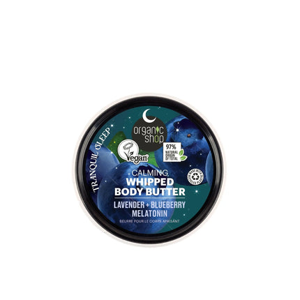 Organic Shop Sleeping Calming Whipped Body Butter For Tender Sleep