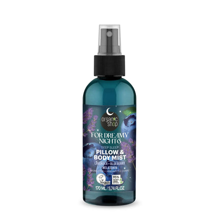 Organic Shop Sleeping Deep Pillow And Body Mist For Dreamy Nights