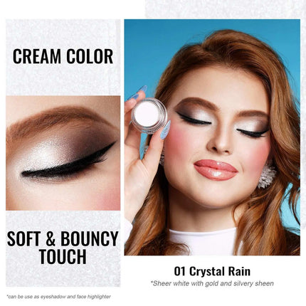 Oulac Cream Color Eyeshadow 01 Crystal Rain