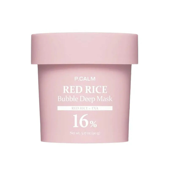 P.Calm Red Rice Bubble Deep Mask