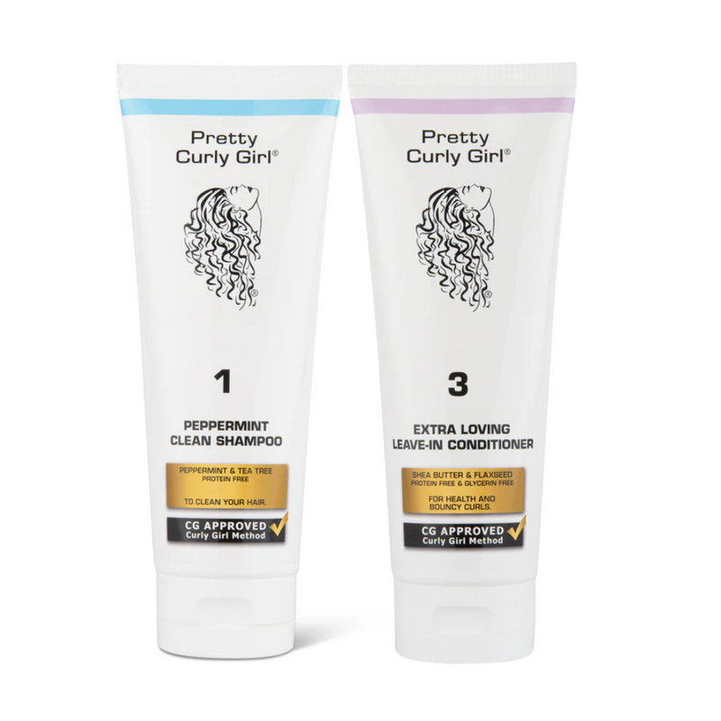 Pretty Curly Girl Peppermint Clean Shampoo & Leave In Conditioner
