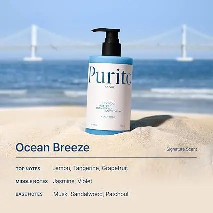 Purito Luminous Moisture Shea Butter Body Lotion Ocean Breeze