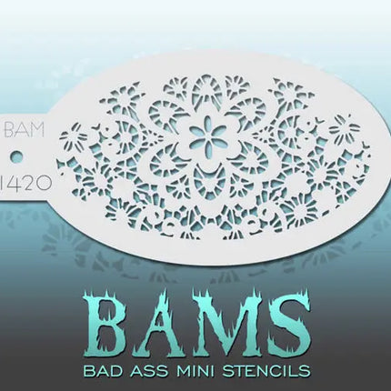 PXP Professional Colours Face Paint Stencil BadAss 1420