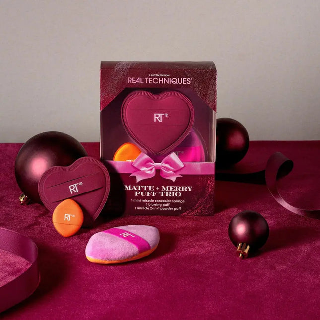 Real Techniques Matte + Merry Puff Trio