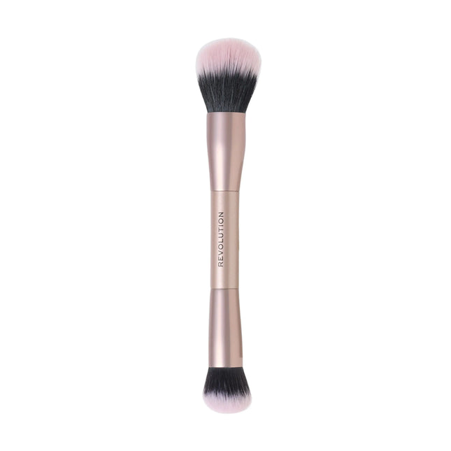 Revolution Cheek Chisel Blush & Bronze Duo Brush