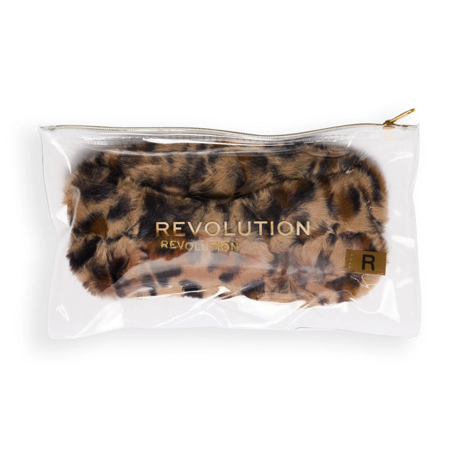 Revolution Pro Miracle Skincare Headband Leopard Print