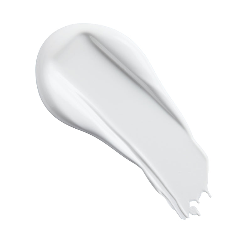 Swatch de SFX White Base Foundation, blanc mat couvrant