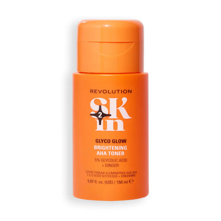 Revolution Skin Glyco Glow 5% Glycolic Acid & Ginger Brightening AHA Toner