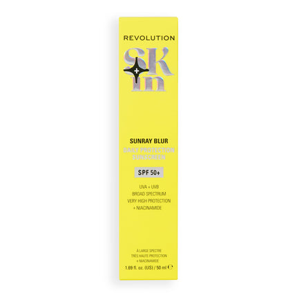 Revolution Skin Sunray Blur Daily Protection Sunscreen SPF 50+ with Niacinamide