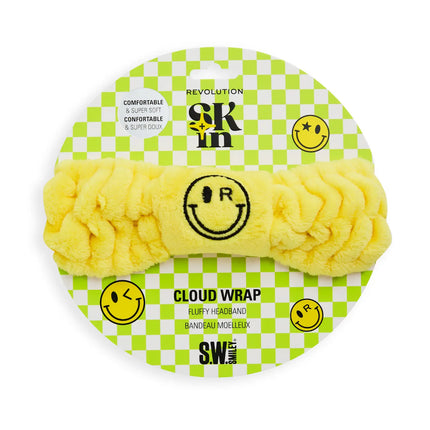 Revolution x S.W.Smiley Cloud Wrap Fluffy Skincare Headband