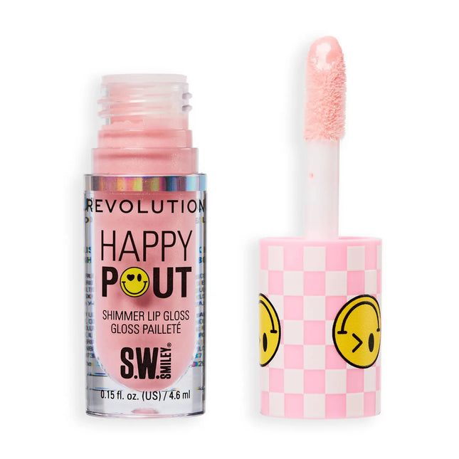 Revolution x S.W.Smiley Happy Pout Lip Gloss Pink Bliss