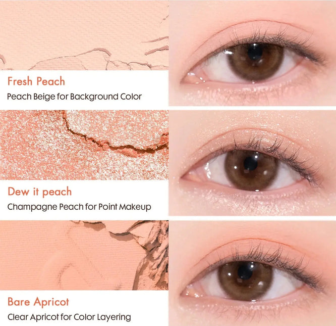 Romand Bare Layer Palette 01 Apricot Mood