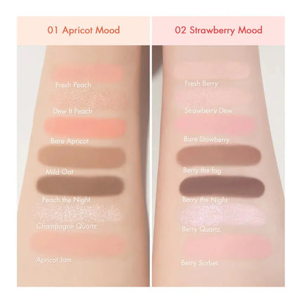 Romand Bare Layer Palette 02 Strawberry Mood