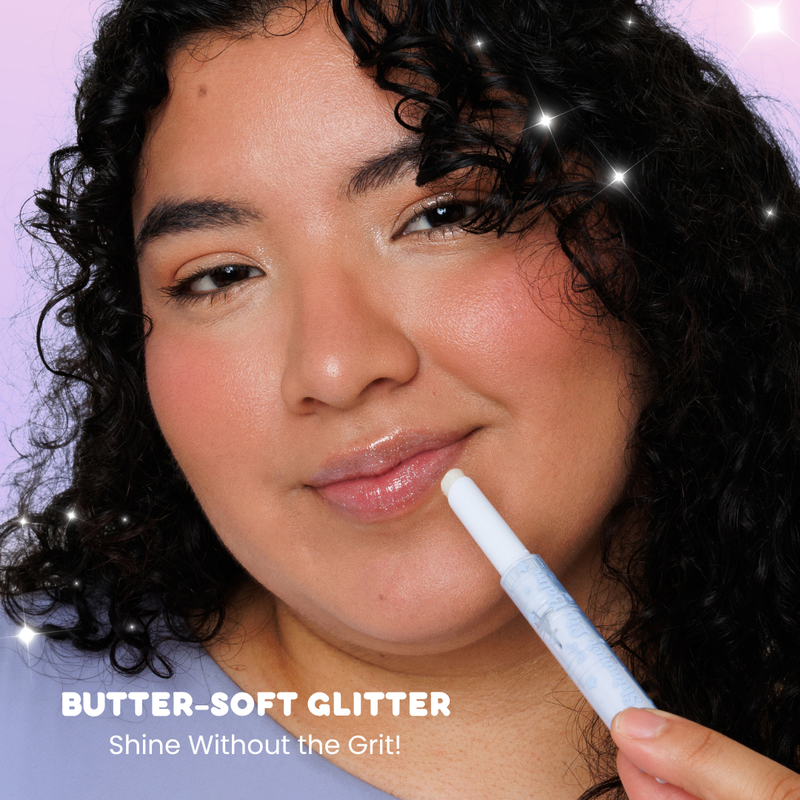 Rude Cosmetics Chibi Manga Collection Shimmer Lip Balm Sugar Puff, glanzende lippenbalsem, foto 5 van 6