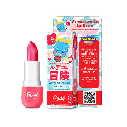 Rude Cosmetics Manga Collection Lip Balm Watermelon Kiss
