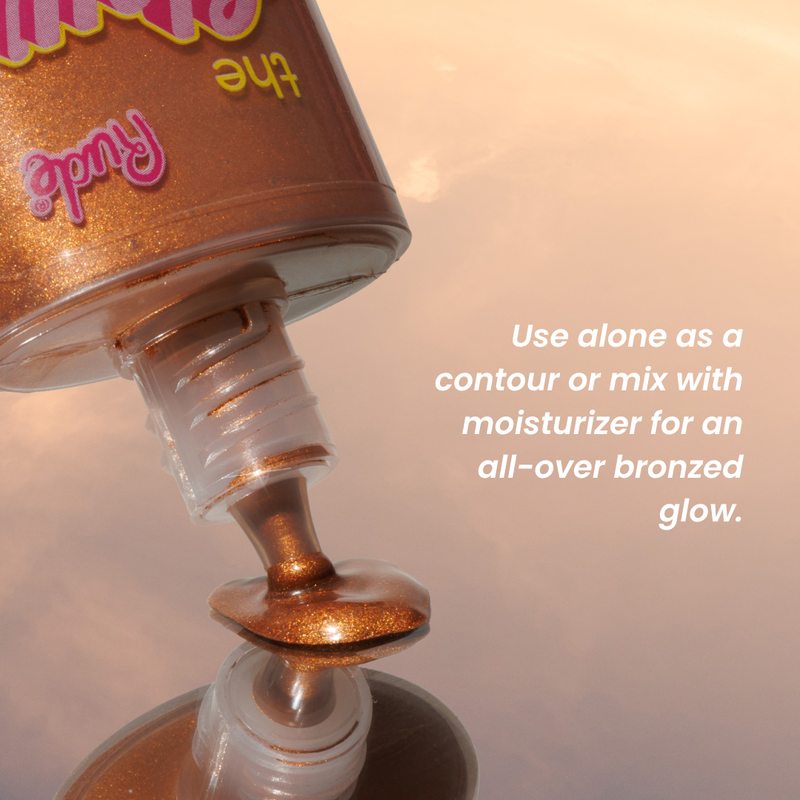 Rude Cosmetics The Glow Up! Bronzing Drops, vloeibare bronzer voor een sunkissed glow, foto 5 van 9