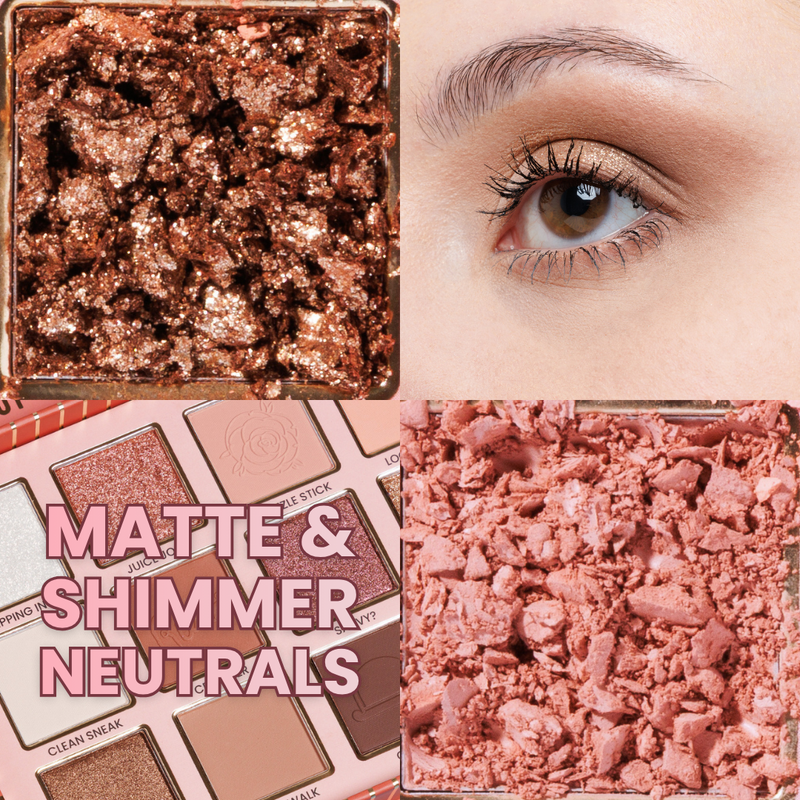 Rude Cosmetics The Roaring 20's 12 Color Palette Soubrette, oogschaduwpalette met warme neutrale tinten, foto 3 van 7
