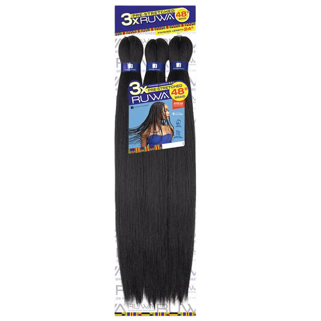 Ruwa Sensationnel Pre-Stretched 24" Braiding Hair