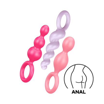 Satisfyer Booty Call Plugs Multi Color