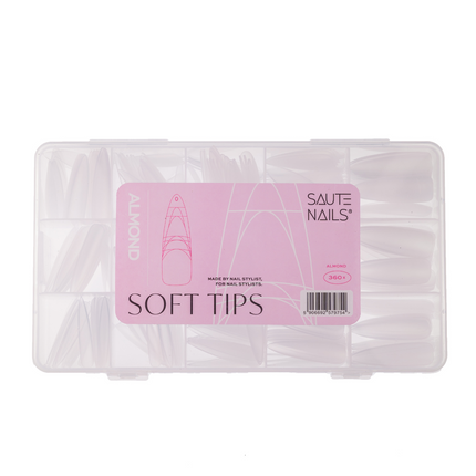 Saute Nails Soft Tips Almond