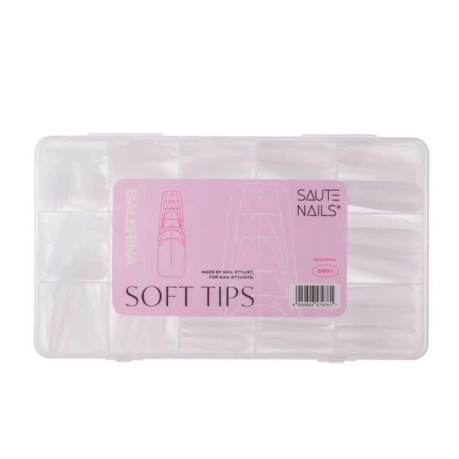 Saute Nails Soft Tips Ballerina