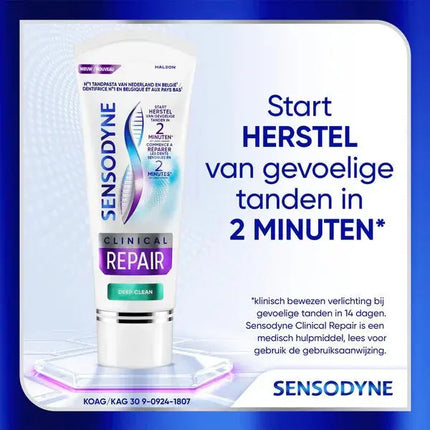 Sensodyne Toothpaste Clinical Repair Deep Clean