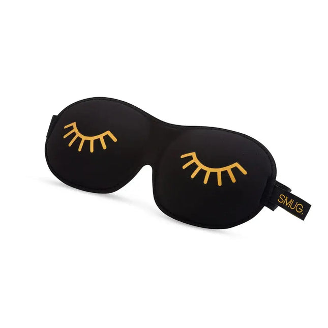 Smug Contoured 3D Blackout Sleep Mask Wink Black