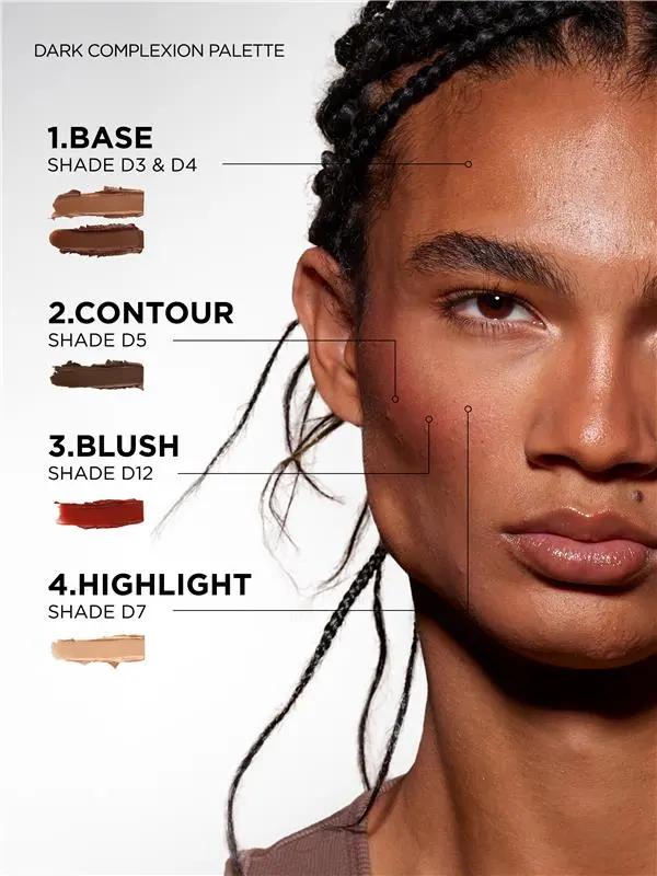 Sosu Cosmetics Complete Canvas Complexion Palette Dark