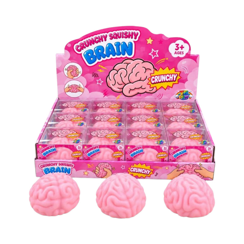 Squishy Crunchy Brain Squishy, stressverlichtend speeltje met knisperende textuur, foto 2 van 2