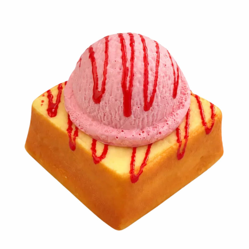 Squishy Ice Cream On Toast Squishy Pink, squishy met ijs en toast