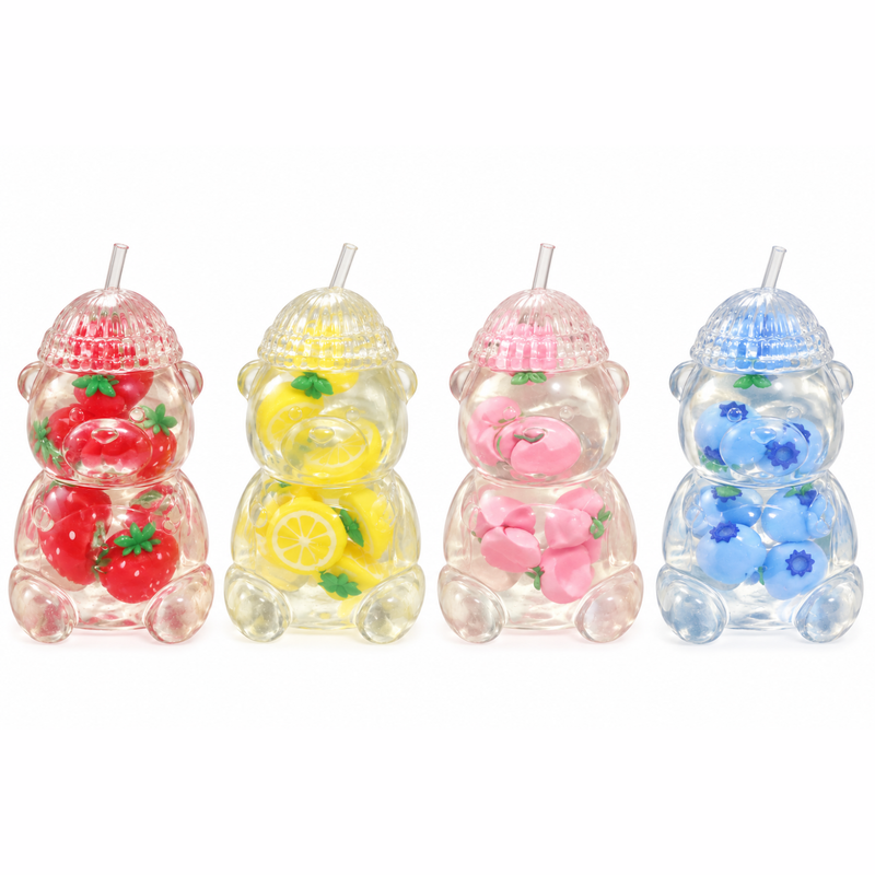 Squishy Mystery Vaseline Jelly Bear Squishy, transparante beer squishy met fruitstukjes