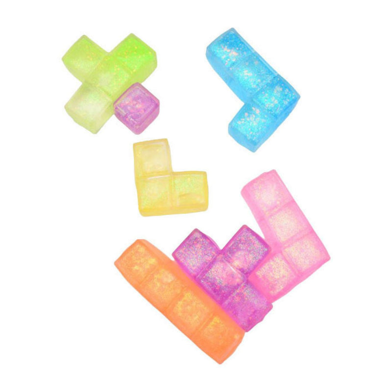 Slow Rise Glitter Puzzle van Boozyshop, slow rise squishy die langzaam terugveert