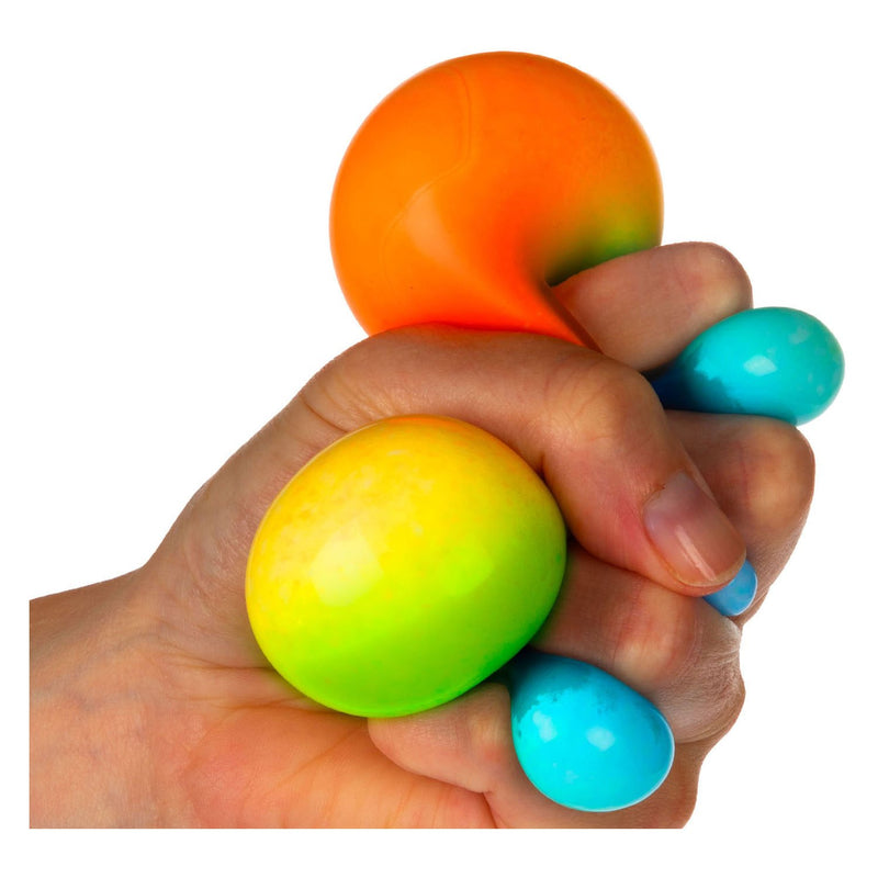 Squishdough Neon Glitter Stress Ball 4 Pack