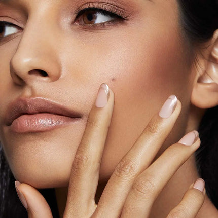 Static Nails Reusable Pop-On Manicure Double French Round