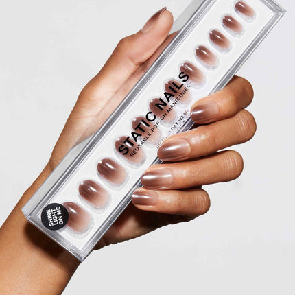 Static Nails Reusable Pop-On Manicure Silhouette