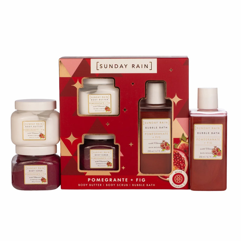 Sunday Rain Pomegranate + Fig Trio