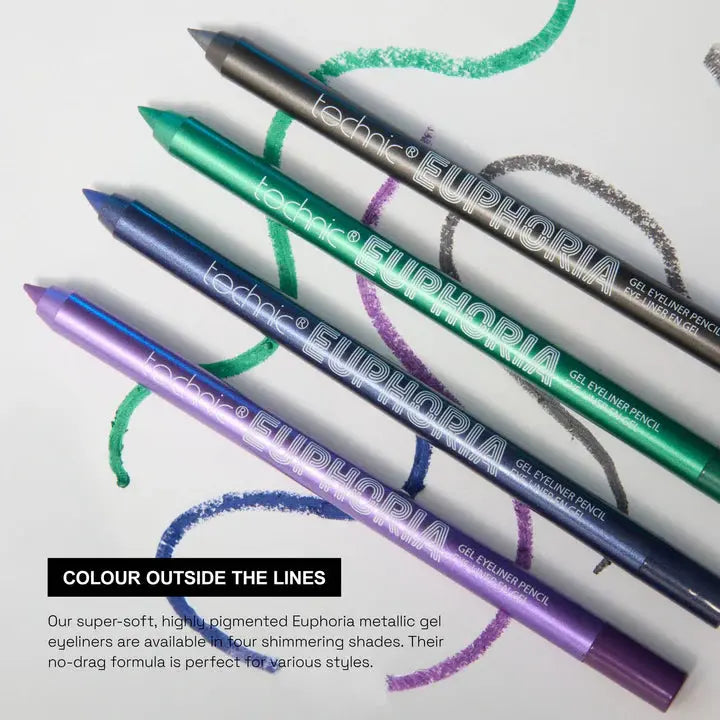 Technic Euphoria Gel Eyeliner Pencil Gun Metal