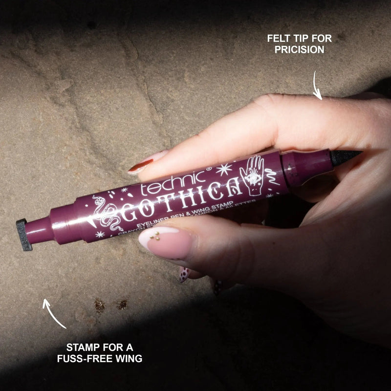 Technic Gothica Eyeliner Pen & Winged Black