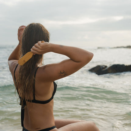 The Bamboovement Bamboo Detangling Brush